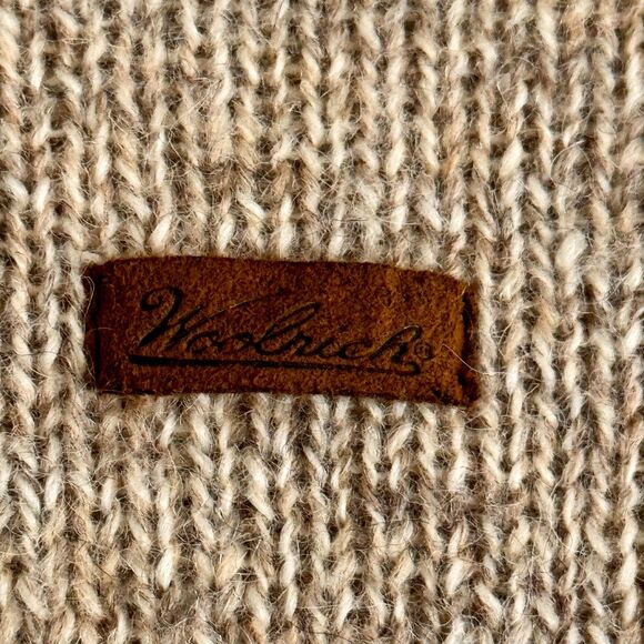 Woolrich Oat Mix Crewneck Sweater, made in India, size XL.Heritage outdoor - Picture 7 of 9